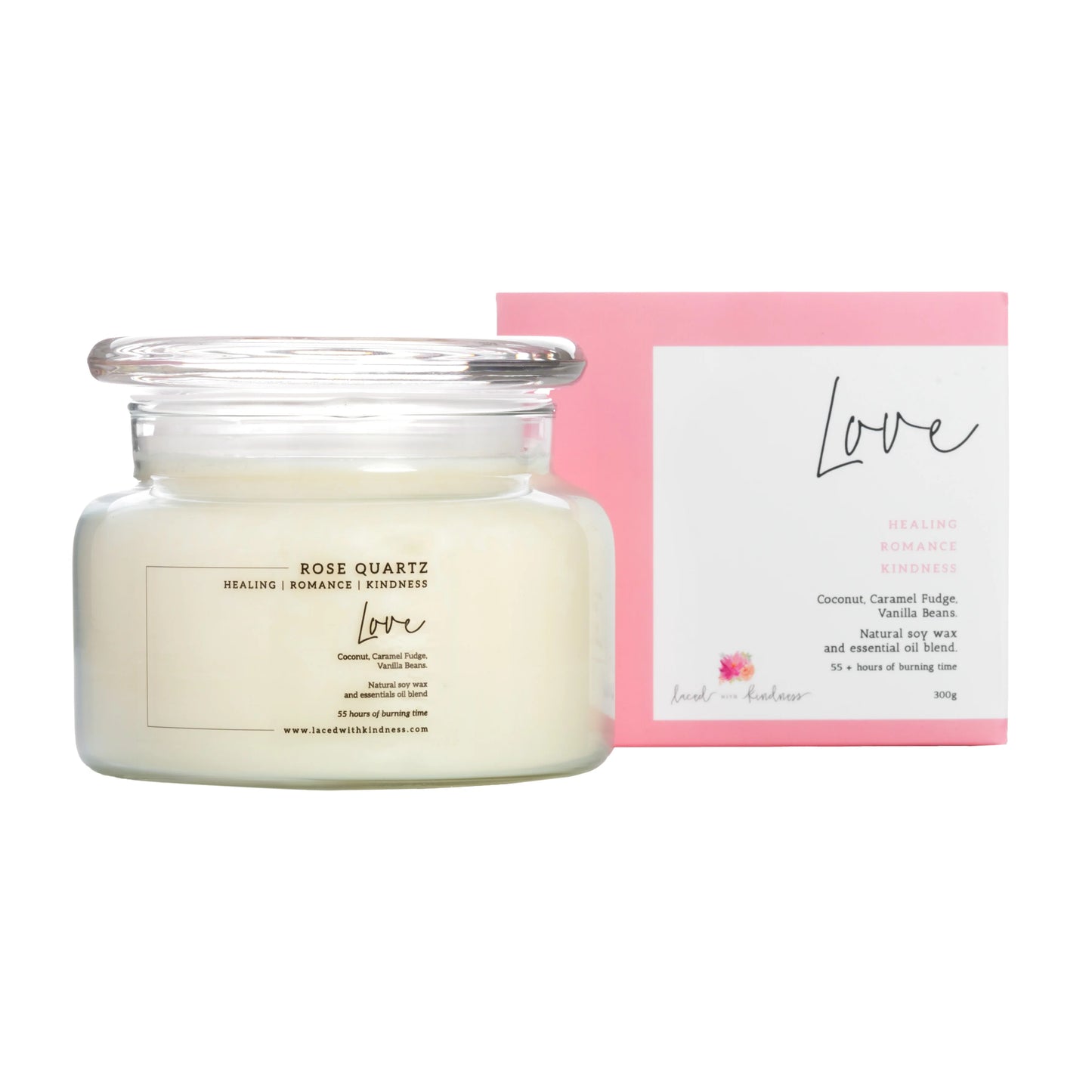 Laced with Kindness - Love Candle 300g