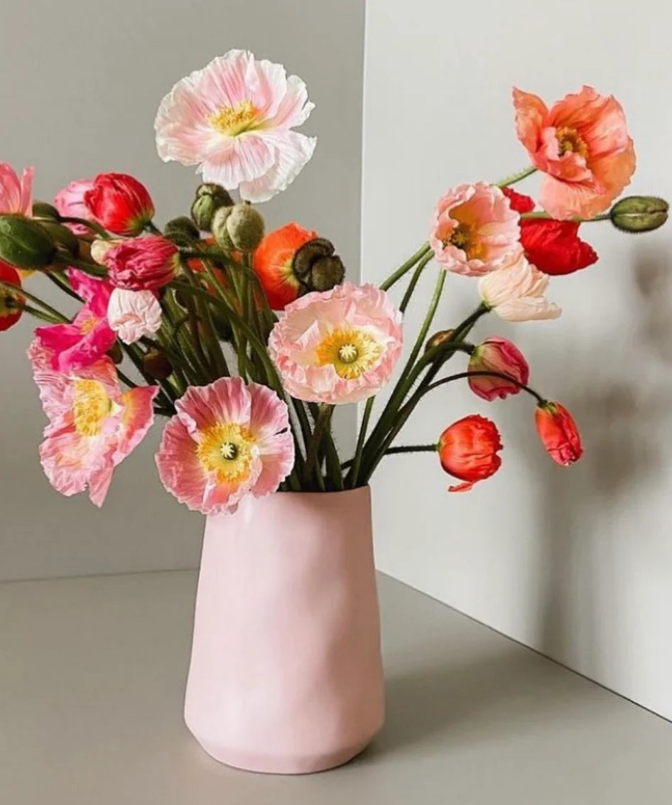 Marmoset Found - Medium Cloud Tulip Vase ‘Icy Pink’