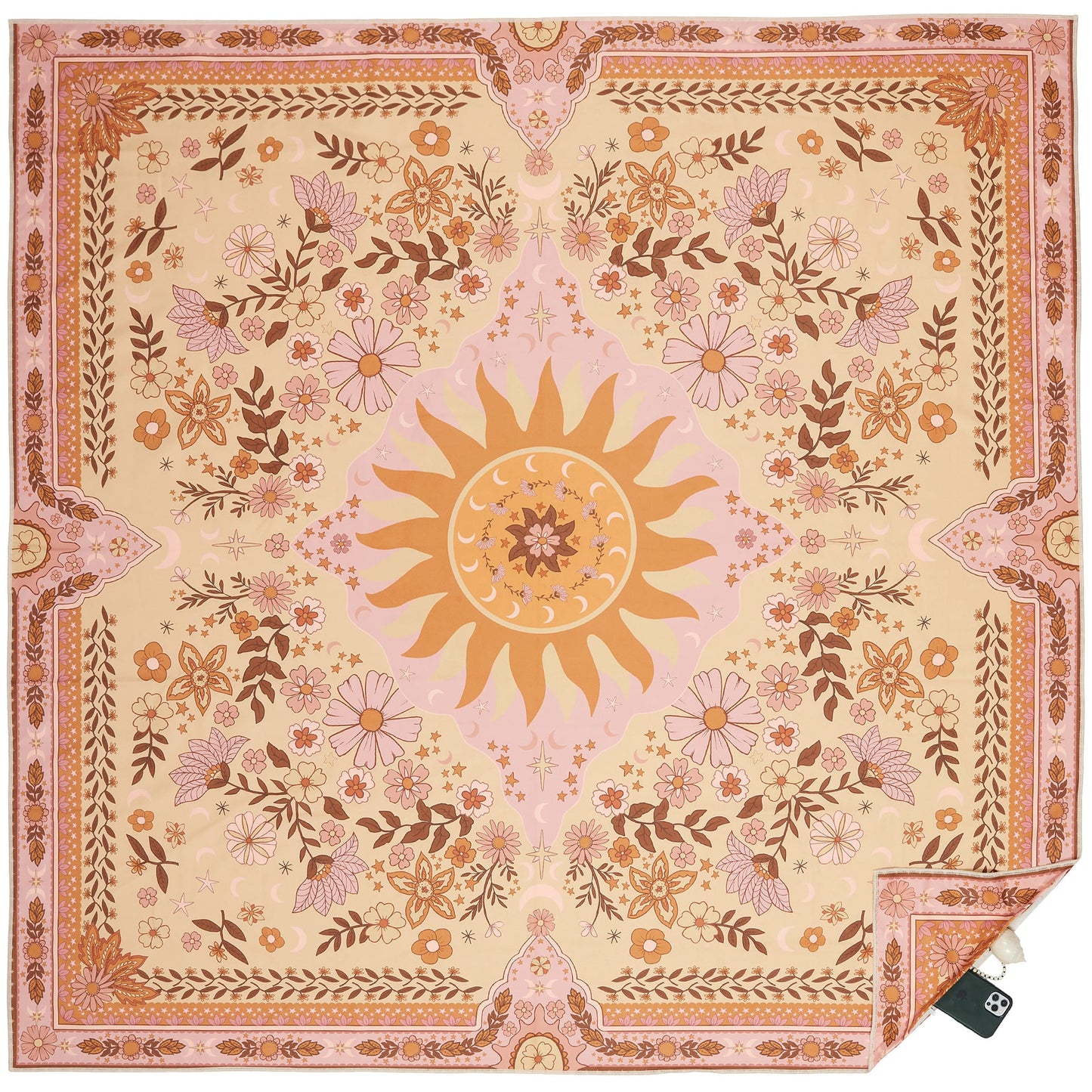Somerside - XL Quick Dry Towel ‘Boho Sun’