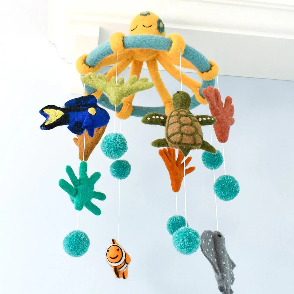 Tara Treasures - Coral Reef Sea Creatures Mobile