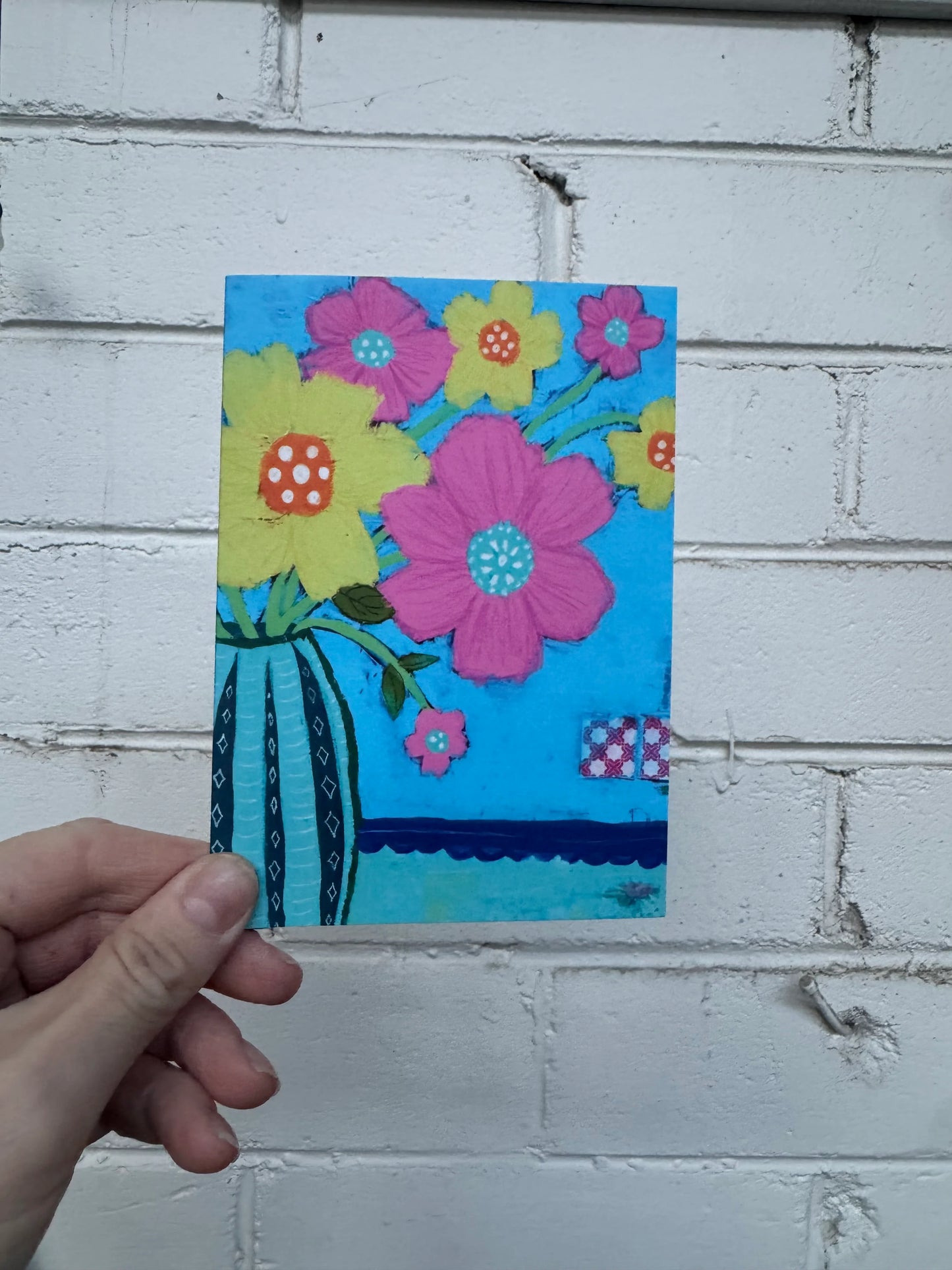Rondelle Designs - Greeting Card Floral Folklore No 5