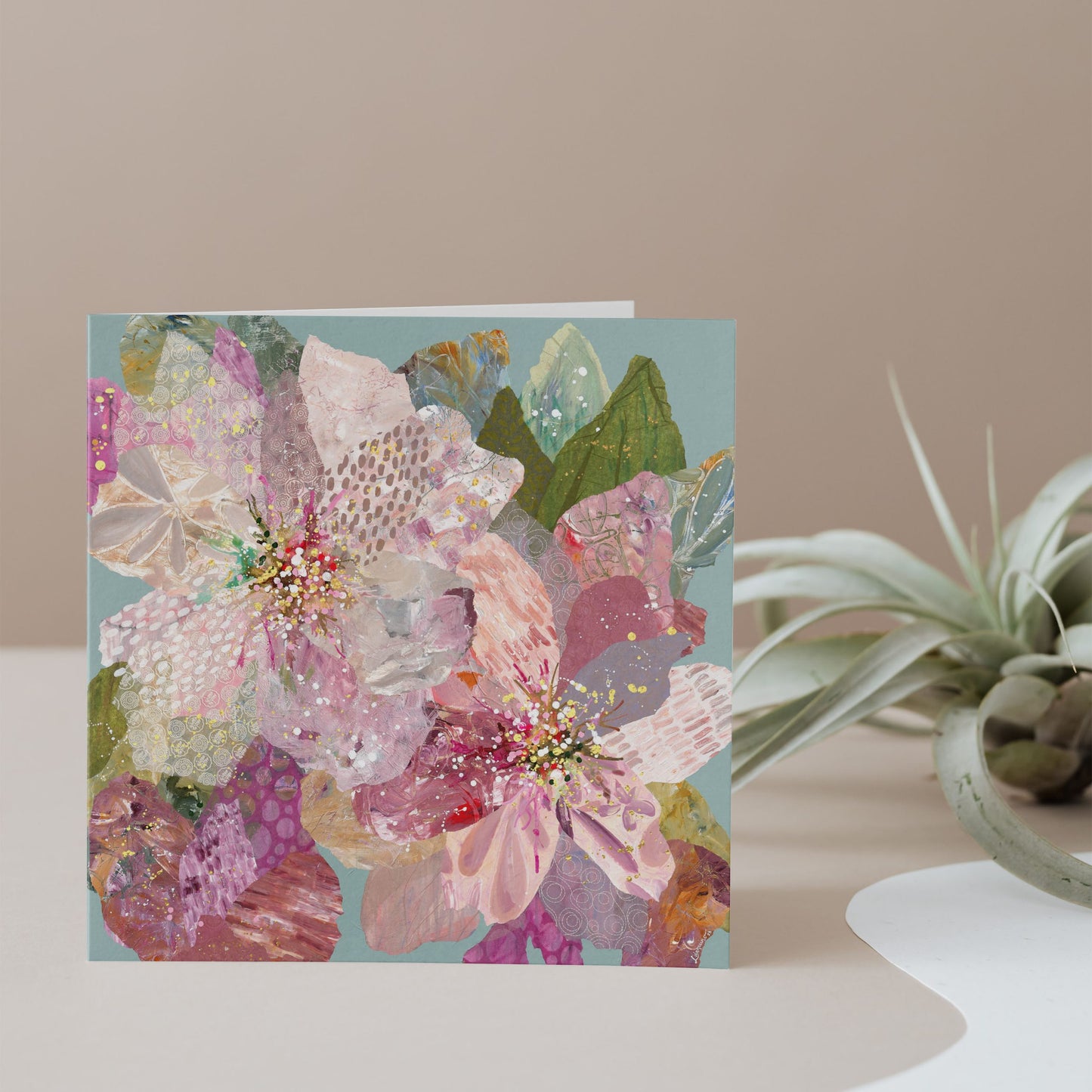 Leanne Daquino Art - Greeting Card ‘I Dream in Duck Egg Blue’