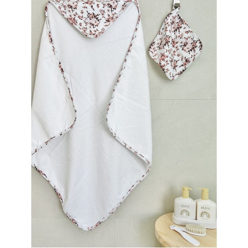 Mini & Me - Hooded Towel & Washcloth Set ‘Addison’