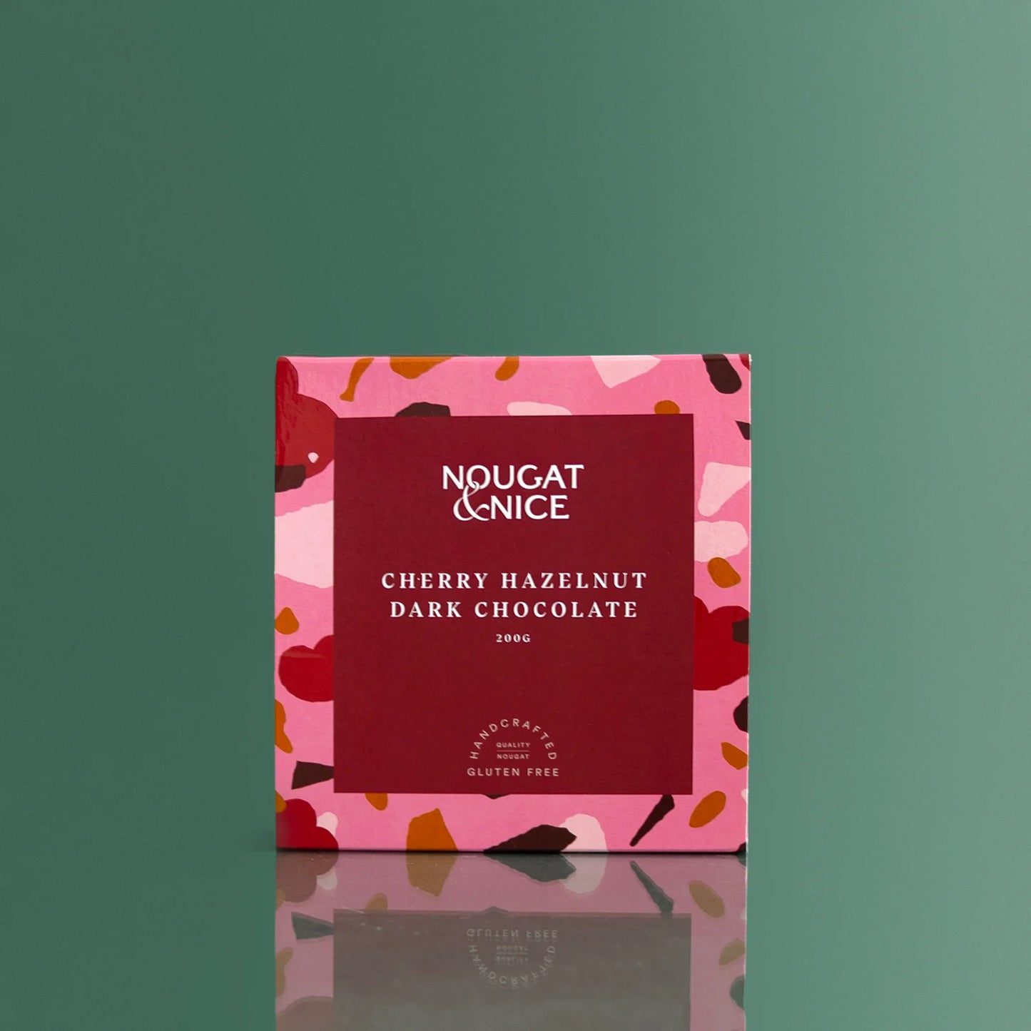 Nougat & Nice - Cherry Hazelnut and Dark Chocolate 200g Box