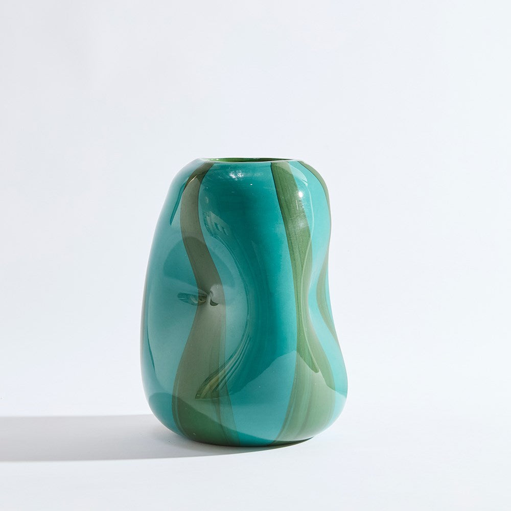 Ben David - Large Candy Vase ‘Teal’
