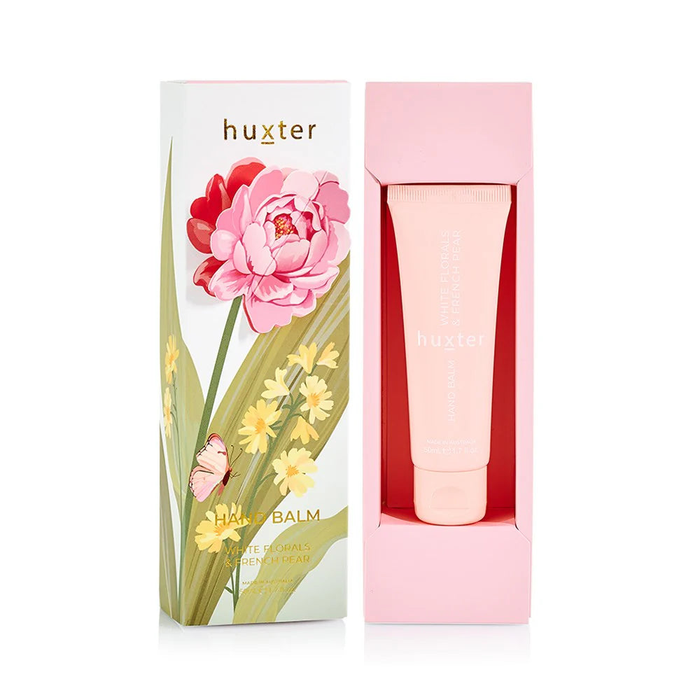 Huxter - Hand Balm Gift Box ‘White Florals & French Pear’ 50ml