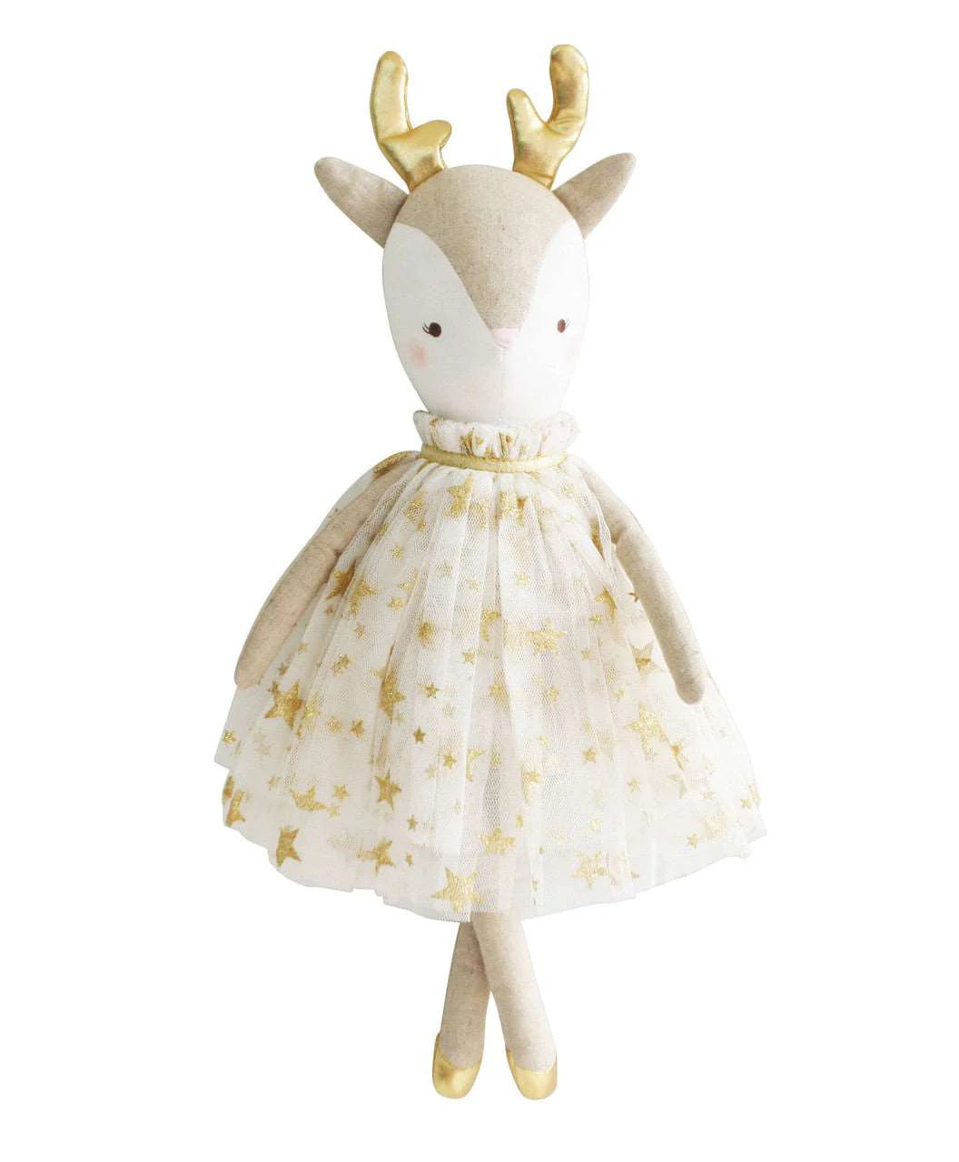 Alimrose - Angelica Reindeer Doll Gold