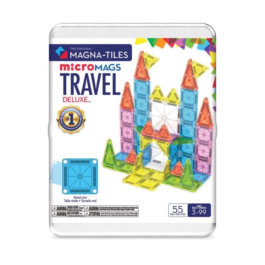 Magna-Tiles - microMAGS Travel Set Deluxe 55 Piece