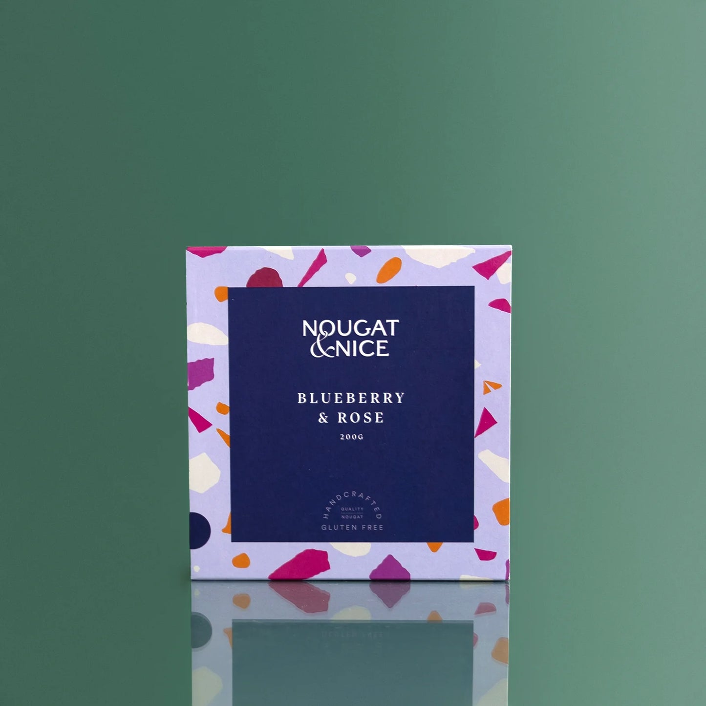 Nougat & Nice - Blueberry and Rose Box 200g