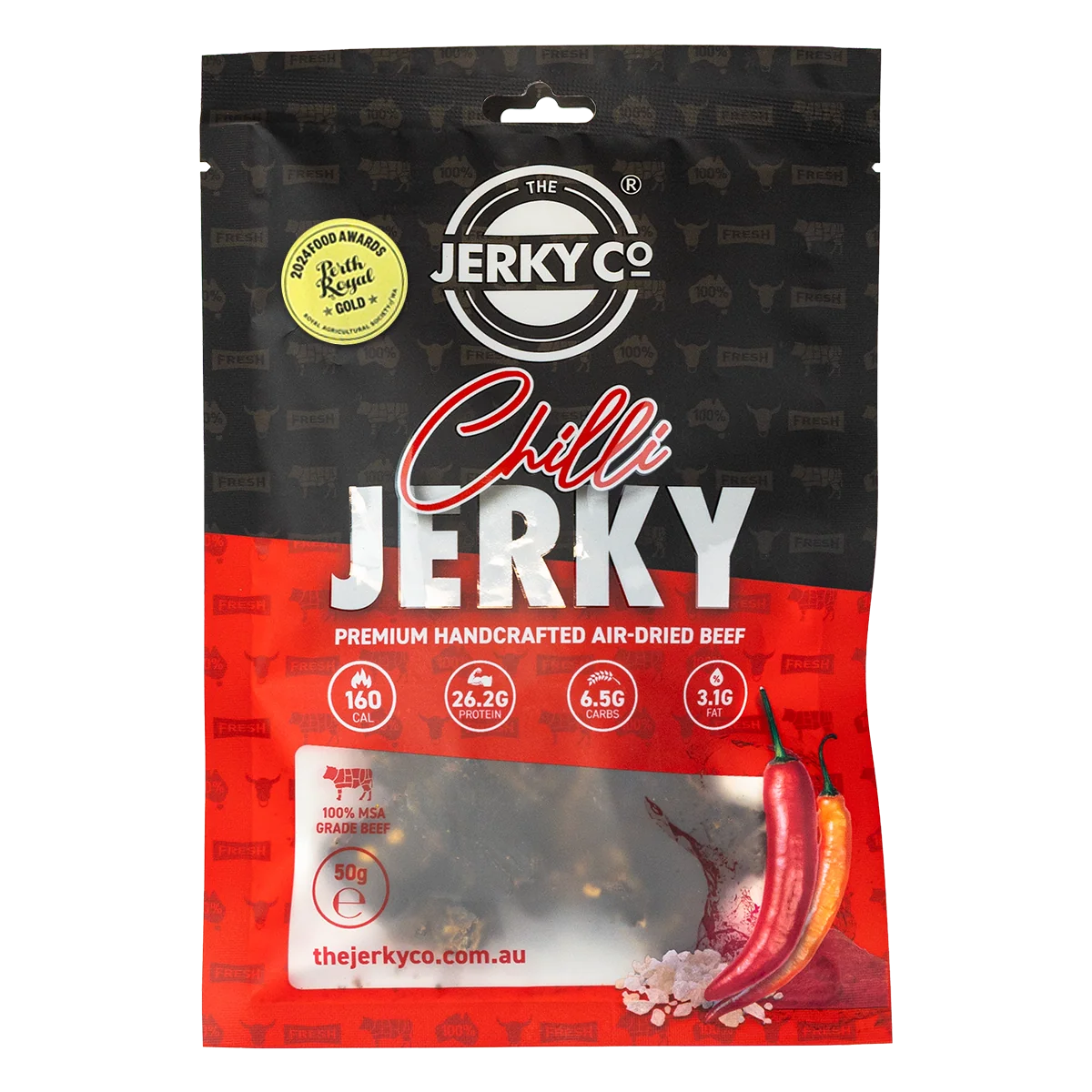 The Jerky Co - Chilli Jerky 50g
