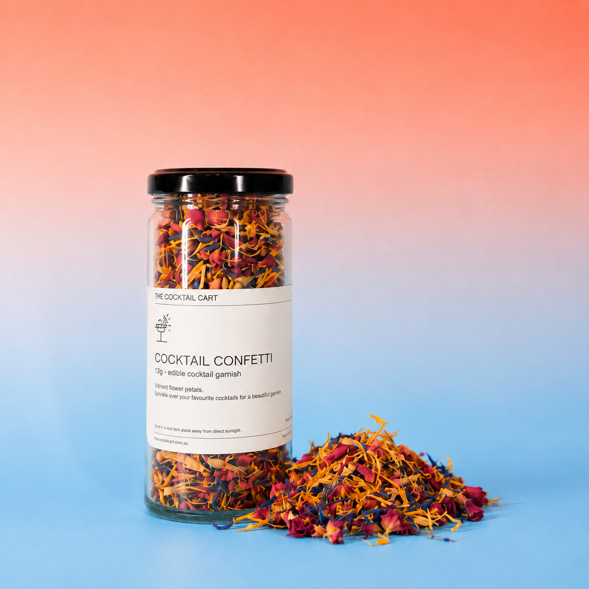 The Cocktail Cart - Cocktail Confetti Dried Cocktail Garnish