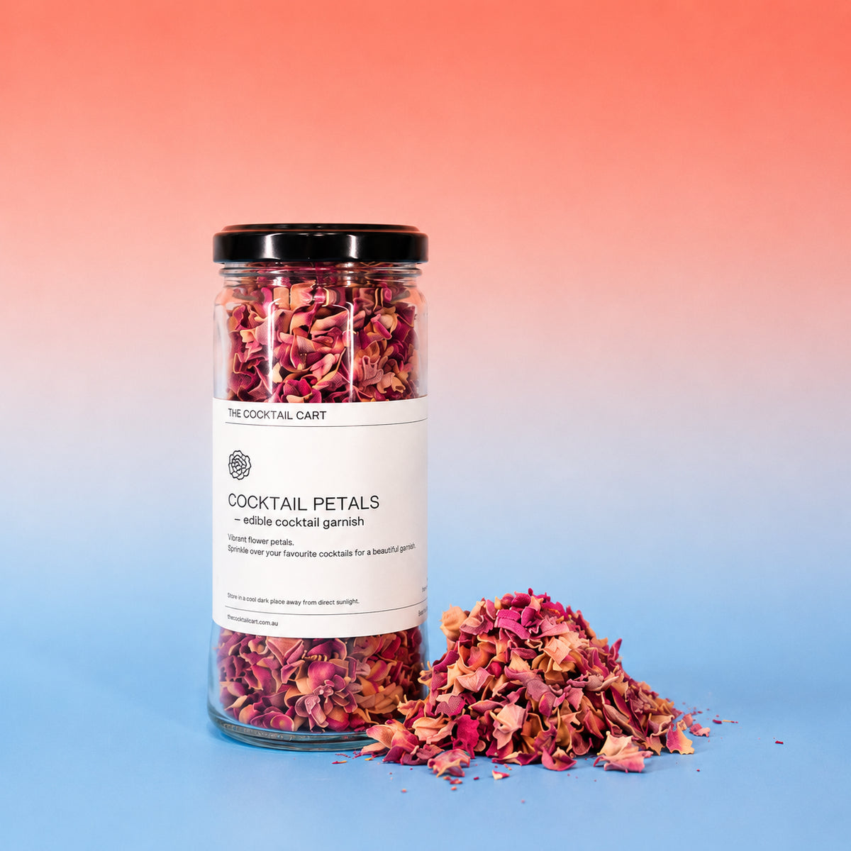 The Cocktail Cart - Cocktail Petals Dried Cocktail Garnish