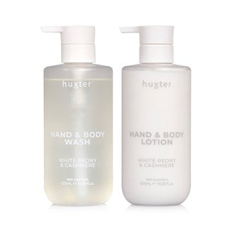 Huxter - Wash & Lotion Duo Pink ‘White Peony & Cashmere’