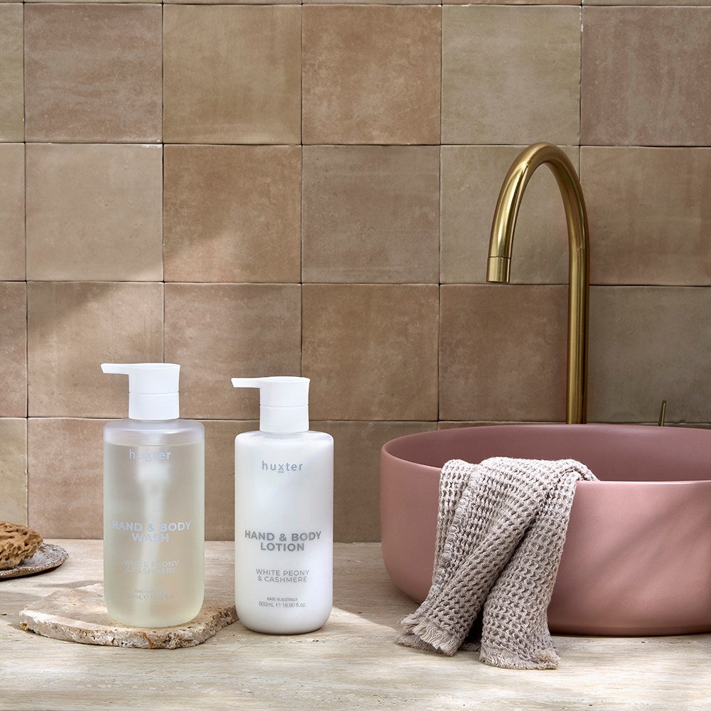 Huxter - Hand & Body Wash 500ml ‘White Peony & Cashmere’