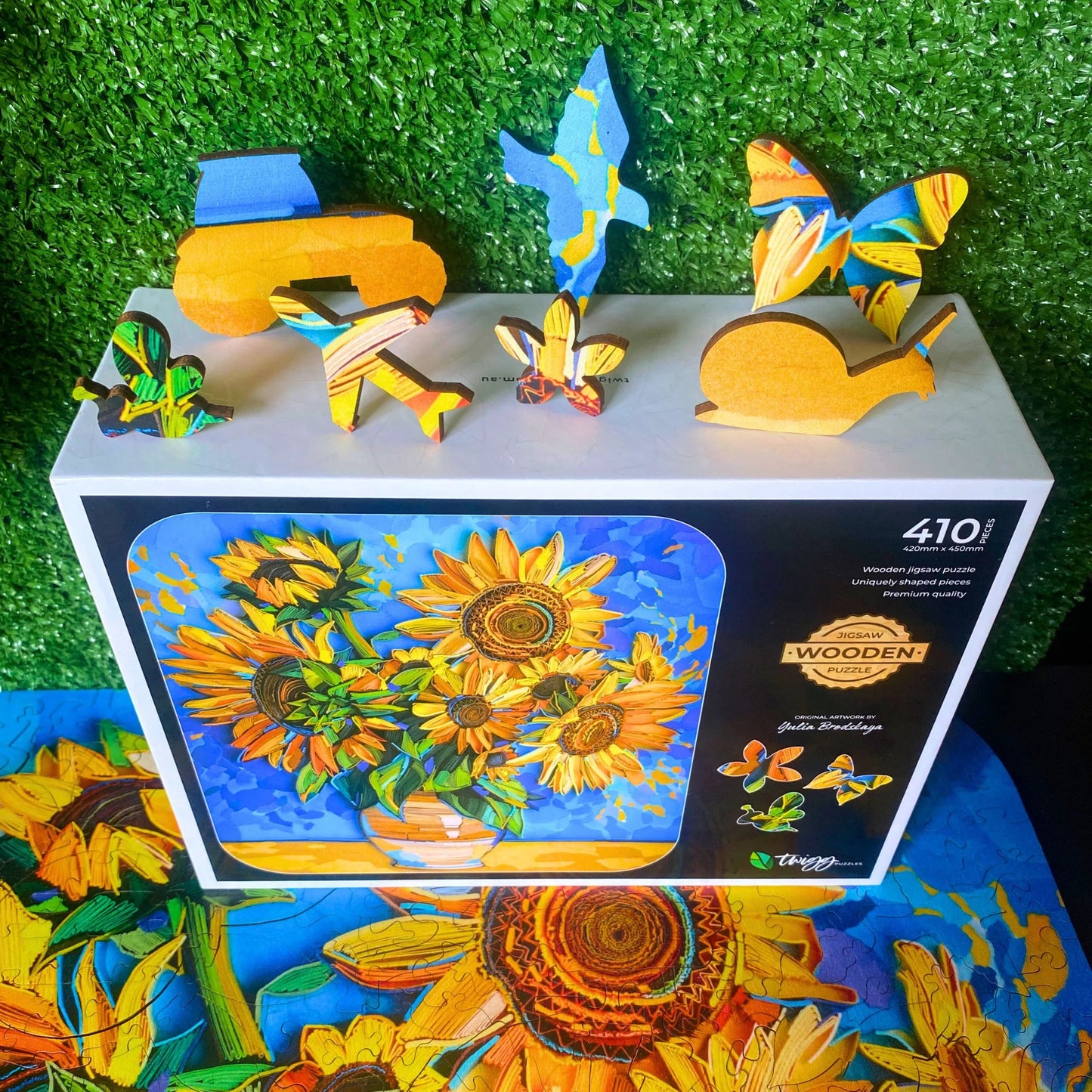 Twigg Puzzles - ‘Sunflowers’ 410 Piece Puzzle