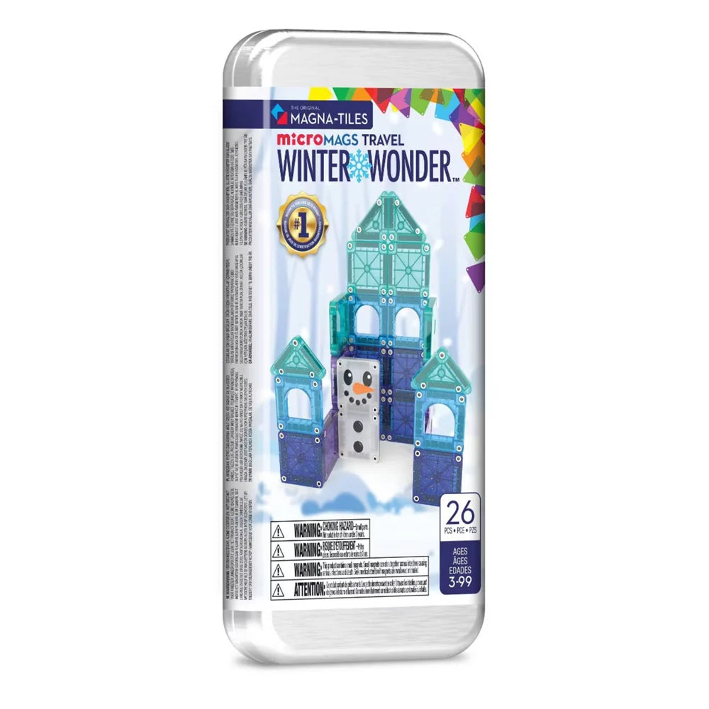 Magna-Tiles - MicroMAGS Winter Wonderland 26 Piece Set