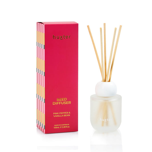 Huxter - Reed Diffuser 100ml ‘Pink Pepper & Vanilla Bean’