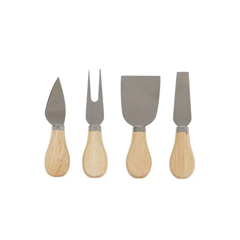 Coast to Coast - Set of 4 Wood Cheese Knives