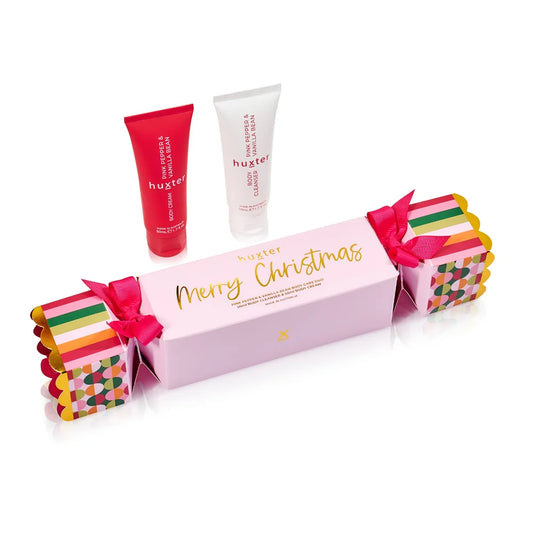 Huxter - Body Care Duo Bon Bon ‘Pink Pepper & Vanilla Bean’
