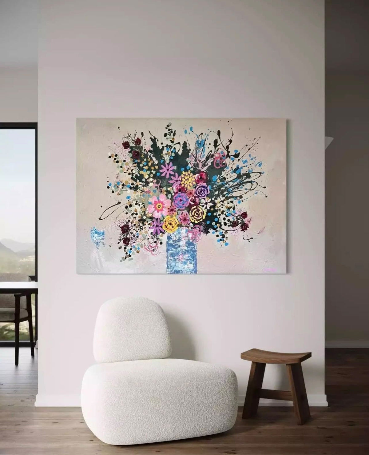 Jo Mulligan Art - Original ‘She’s So Worth It’ Canvas