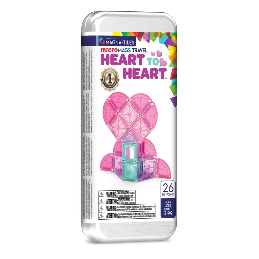 Magna-Tiles - MicroMAGS Heart to Heart 26 Piece Set