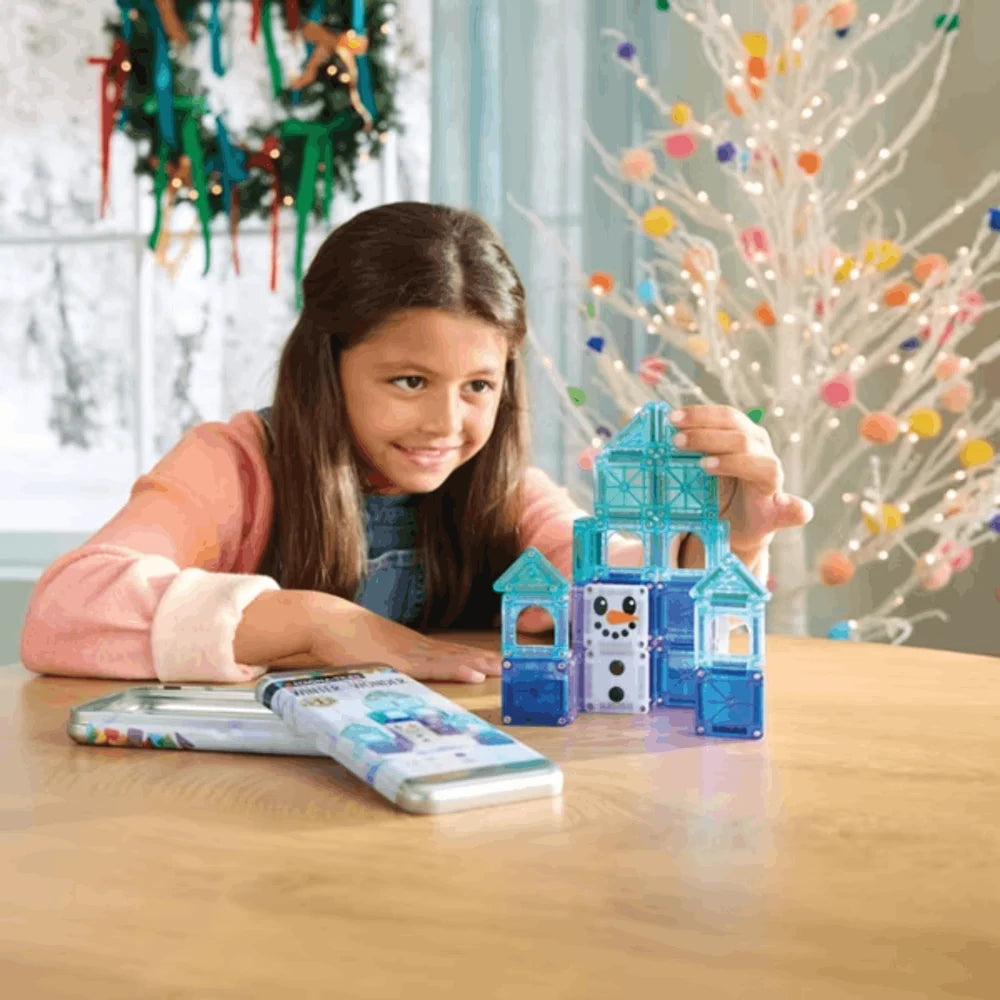 Magna-Tiles - MicroMAGS Winter Wonderland 26 Piece Set