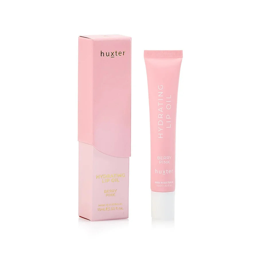 Huxter - Hydrating Lip Oil 15ml ‘Berry Pink’