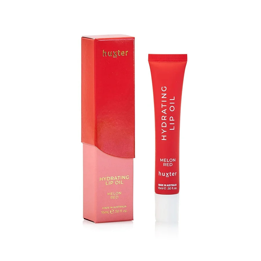 Huxter - Hydrating Lip Oil 15ml ‘Melon Red’