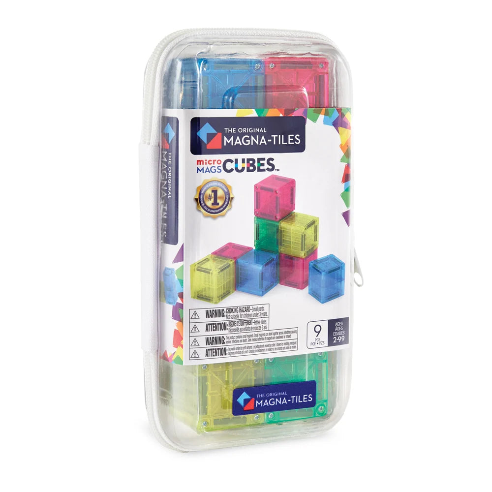 Magna-Tiles - MicroMAGS Cubes Magnetic Set 9 Piece Set
