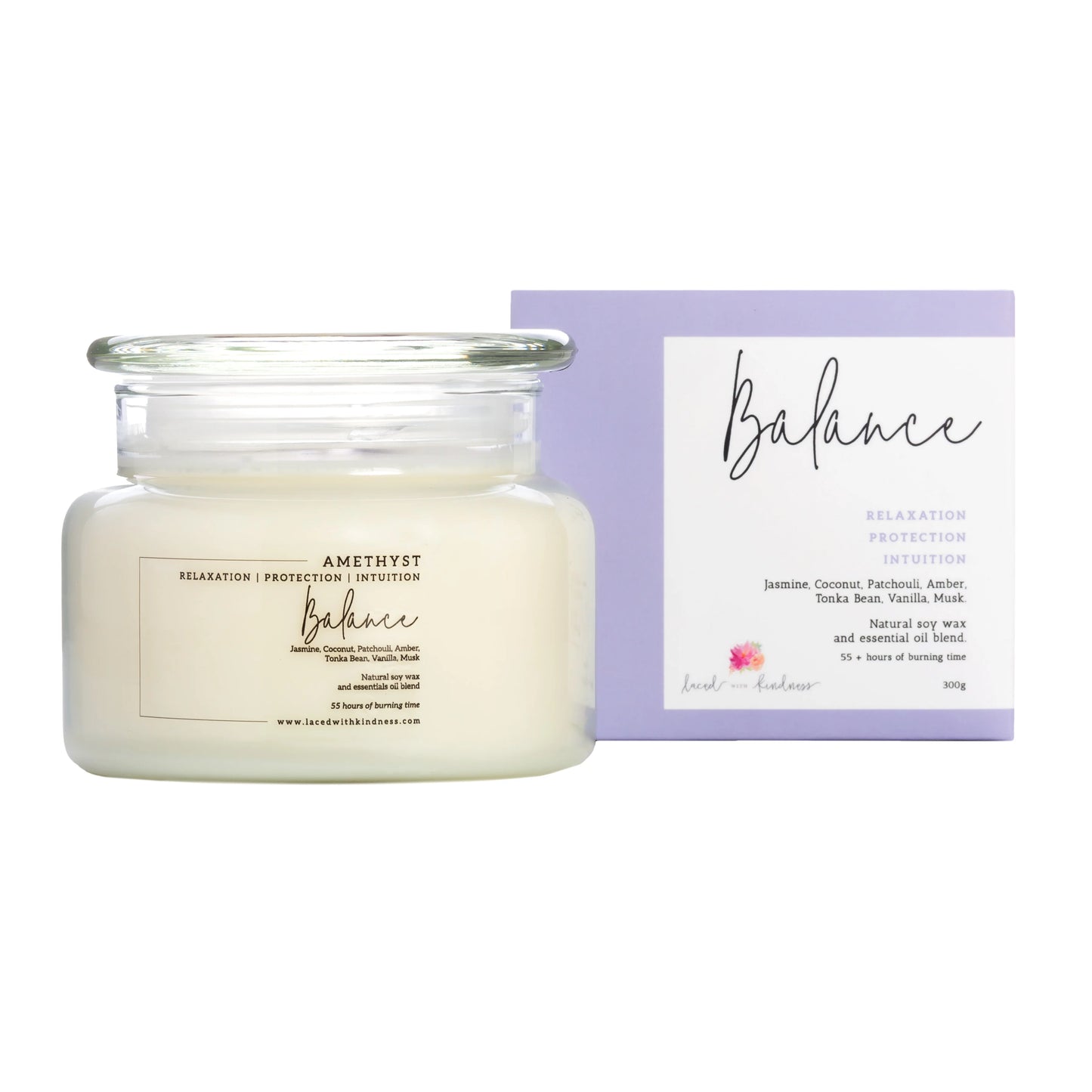 Laced with Kindness - Balance Candle 300g