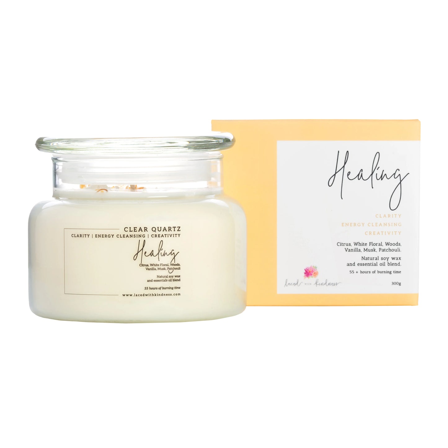 Laced with Kindness - Healing Candle 300g