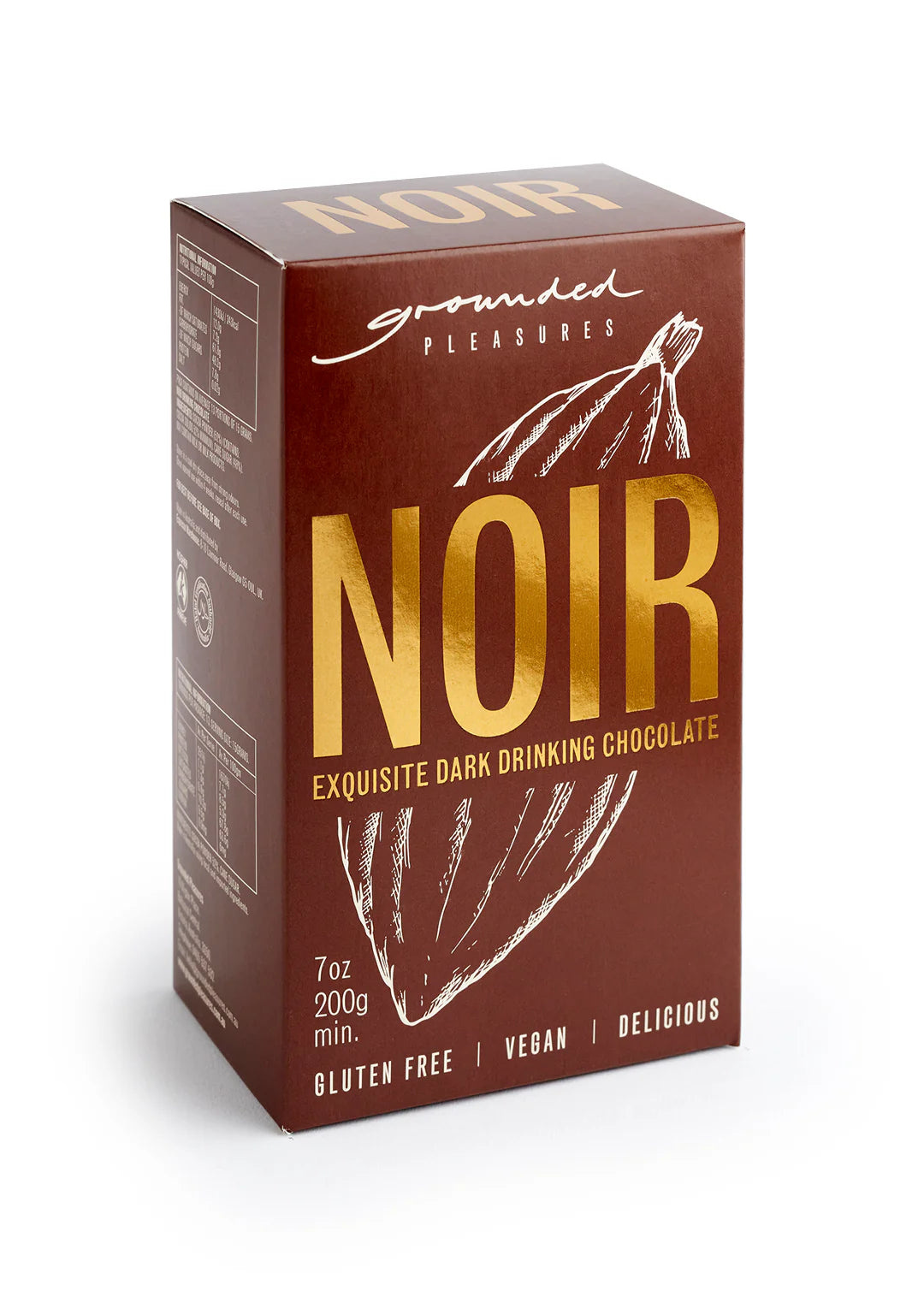 Grounded Pleasures - Noir Dark Drinking Chocolate 200g