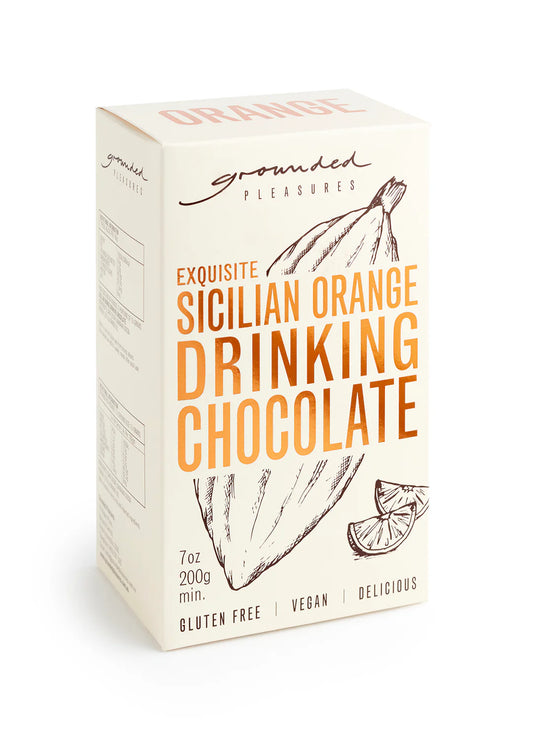 Grounded Pleasures - Sicilian Orange Infused Drinking Chocolate 200g