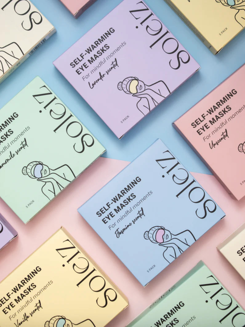 Soleiz - Chamomile Scented Self Warming Eye Mask (Pack of 5)