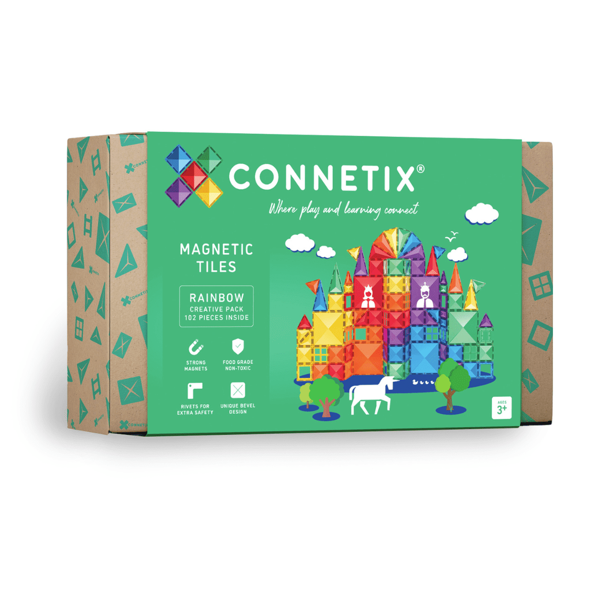 Connetix - Rainbow Creative Pack 102 Piece