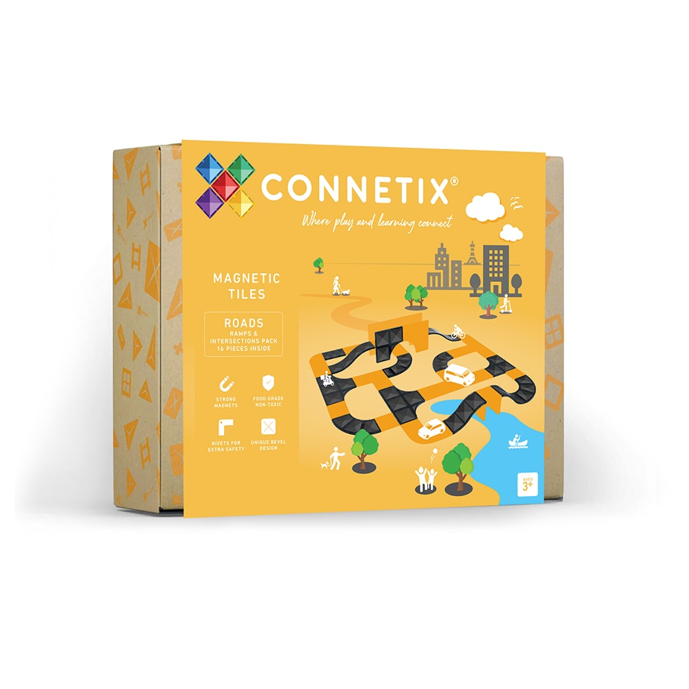 Connetix - Ramps & Intersections Pack 16 Piece