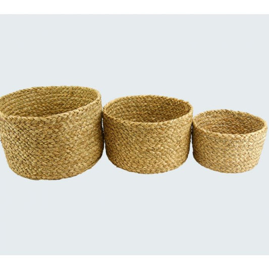 Back to Baskets - Small Seagrass Baskets Set of 3