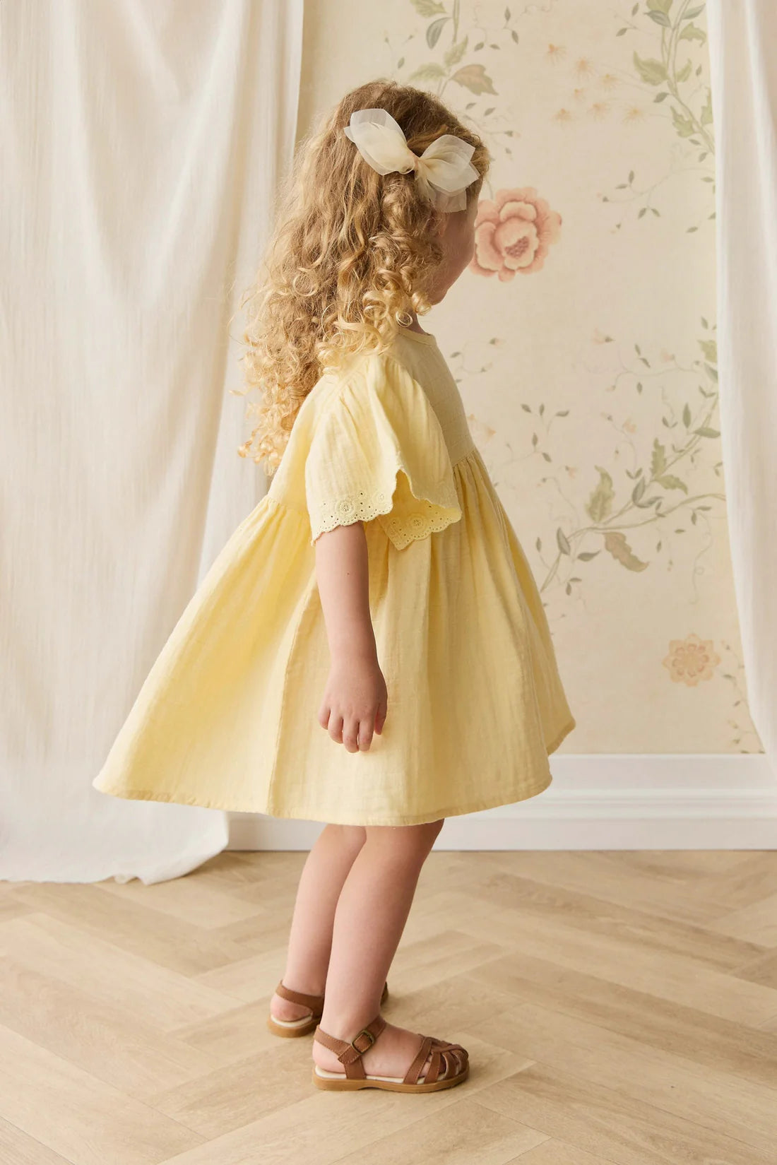 Jamie Kay - Muslin Phillipa Dress Sunshine