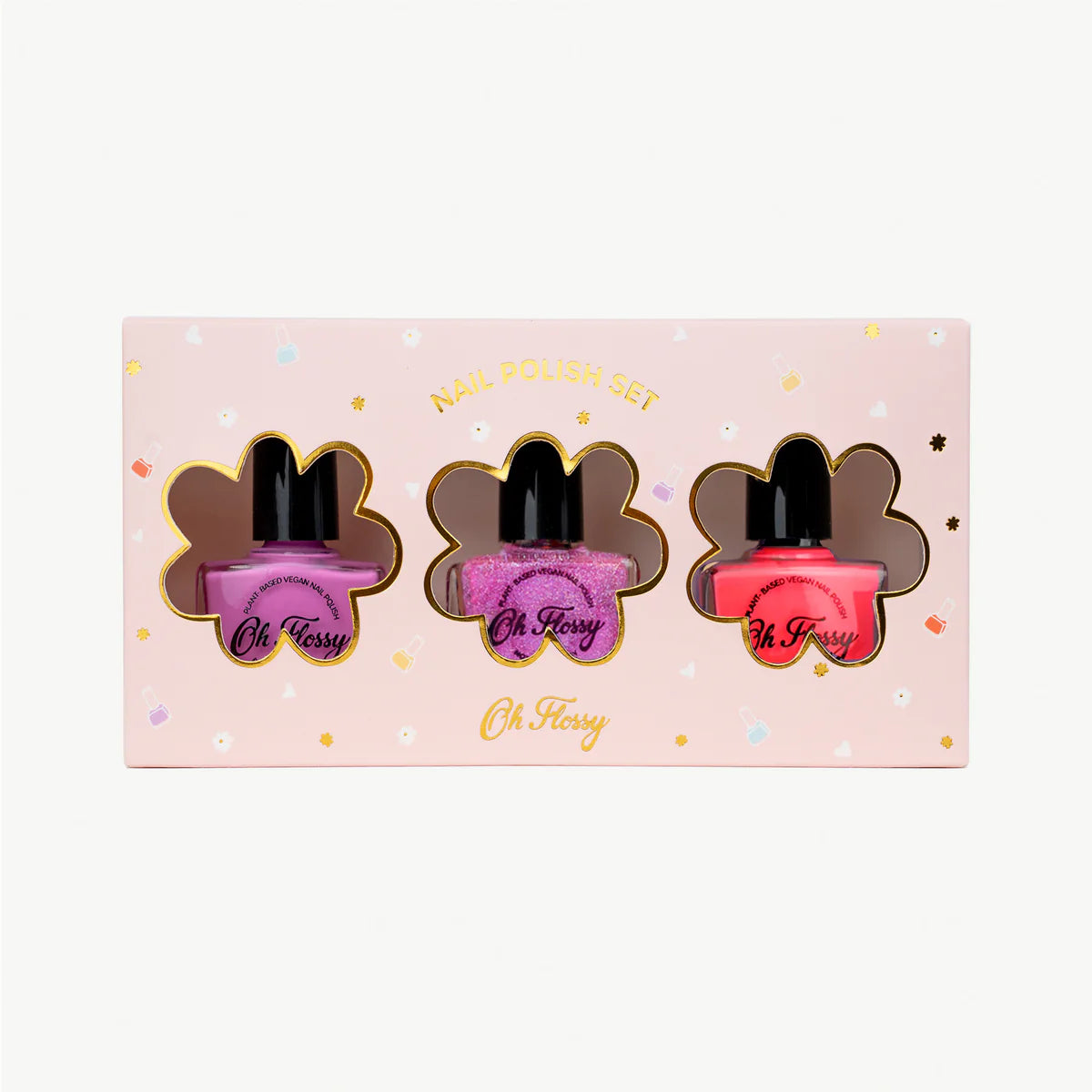 Oh Flossy - Pink Pamper Nail Polish Set