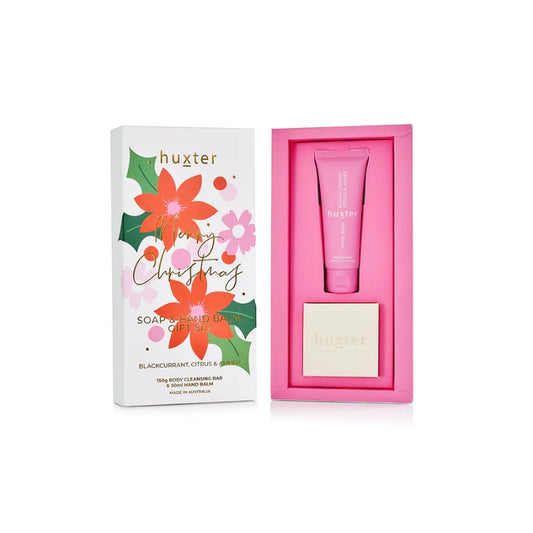 Huxter - Soap & Hand Balm Gift Set ‘Blackcurrant, Citrus & Amber’