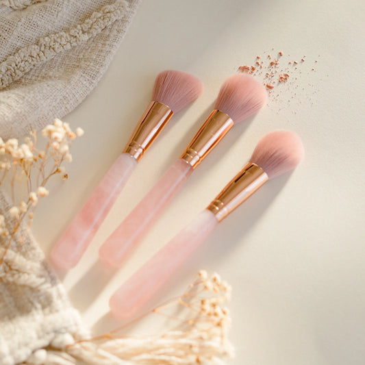 Laced with Kindness - Rose Quartz Make Up Brushes