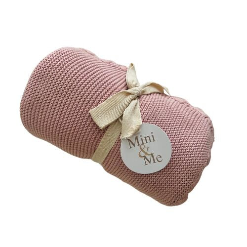 Mini & Me - Shell Blanket ‘Rose’ – Let's Talk Flowers