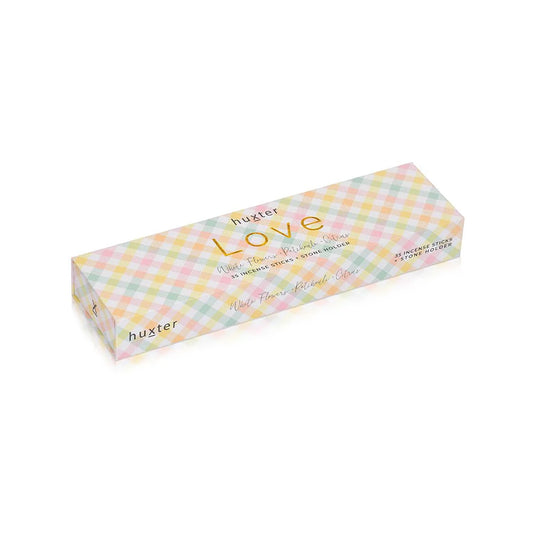 Huxter - Incense Sticks Gift Box ‘Pastel Check - Love’