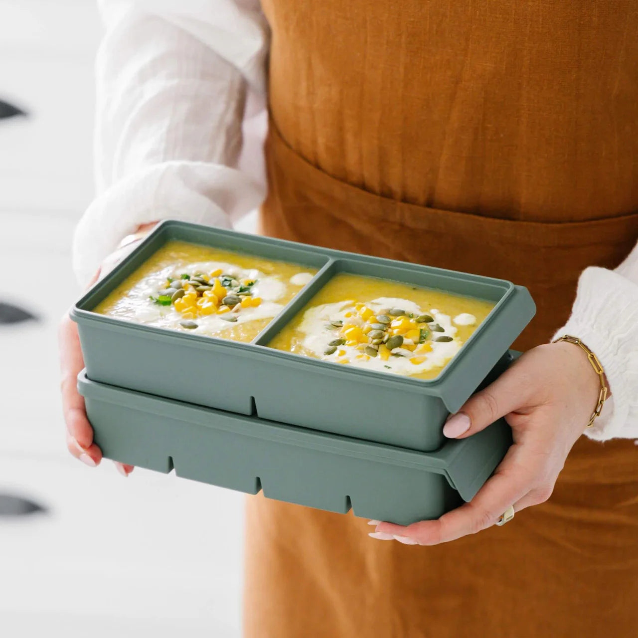 Seed & Sprout - 2 Portion Silicone Freezer Mould ‘Eucalyptus’