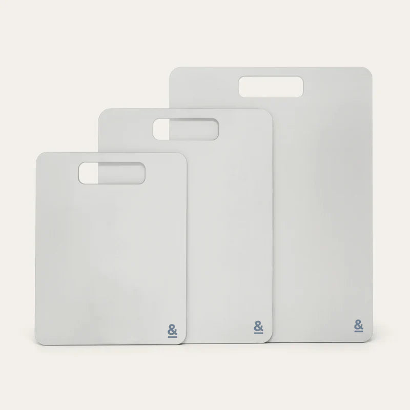 Seed & Sprout - Wood Fibre Chopping Board Trio ‘Mushroom’