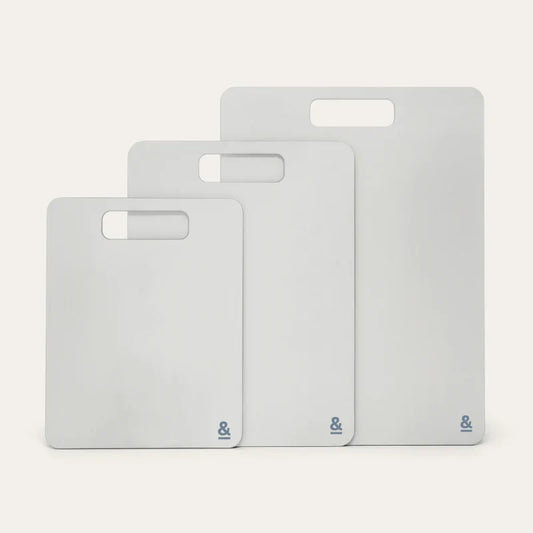 Seed & Sprout - Wood Fibre Chopping Board Trio ‘Mushroom’