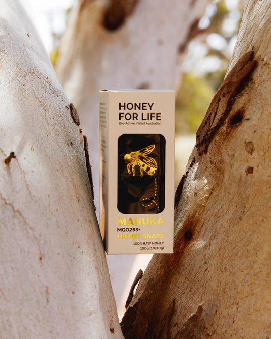 Honey For Life - Manuka MGO263+ Honey Snaps 10x10g Pack