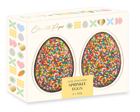 Charlotte Piper - Hollow Sprinkled Eggs 2x40g