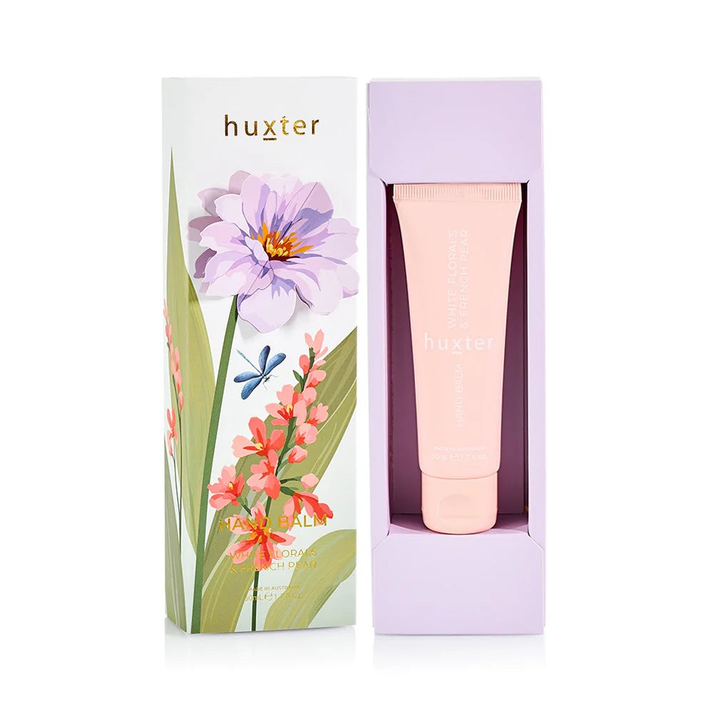 Huxter - Hand Balm Gift Box ‘White Florals & French Pear’ 50ml