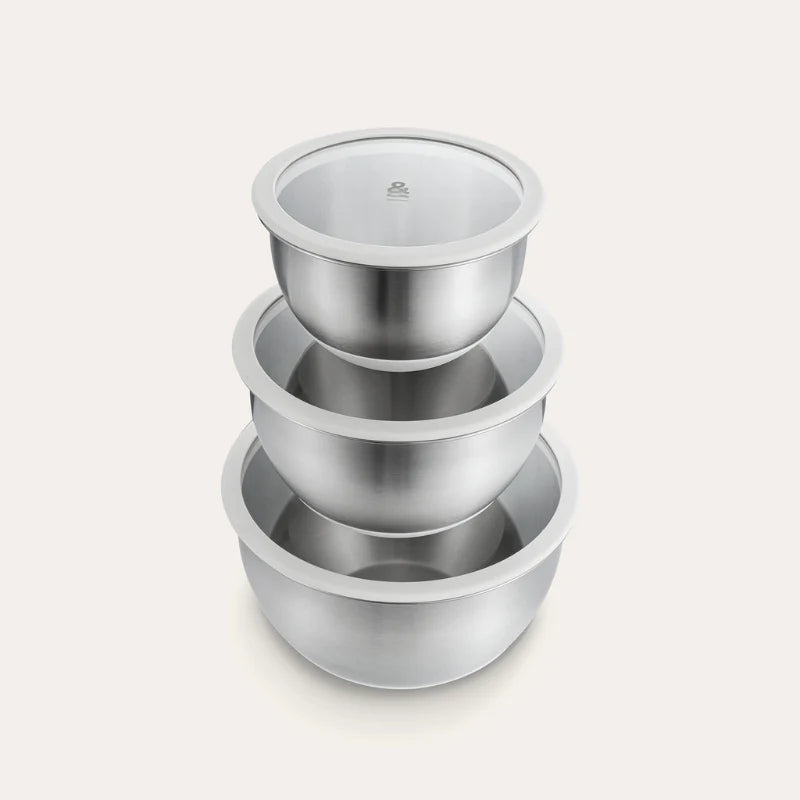 Seed & Sprout - Stainless Steel Mixing Bowls 3pk